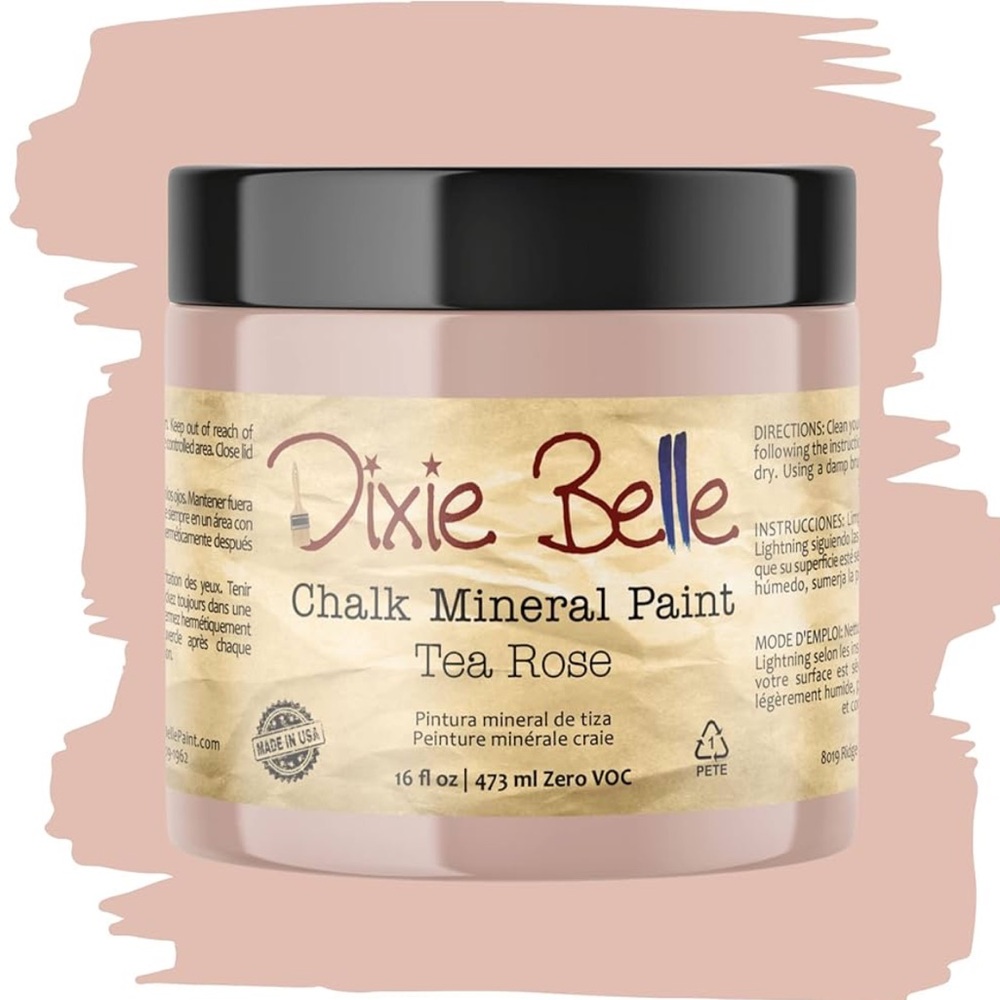 Dixie Belle Chalk Mineral Paint - Tea Rose